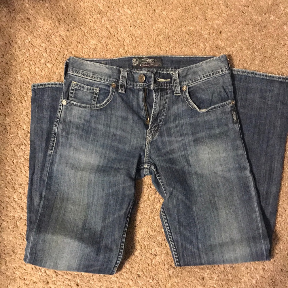 Men’s Silver Jeans